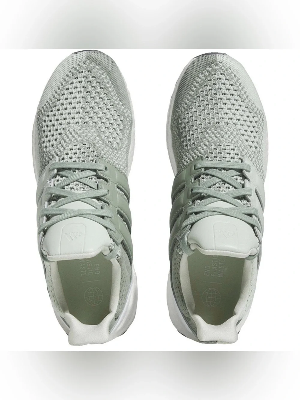 adidas Men's Running Shoes in Light Green and White